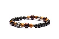 Bracelet Antracite Classic in Pierres semi-précieuses C06 GORDON - C06 GORDON